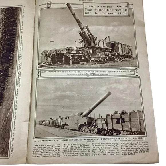 Antique New York Times midweek pictorial January, 1919. - Picture 6 of 10